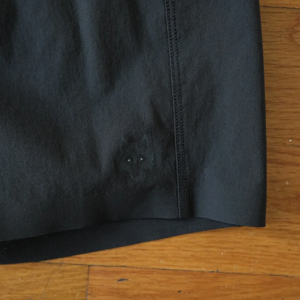 Greyson Training Shorts Mens Black Logo Athletic Performance XL Activewear
